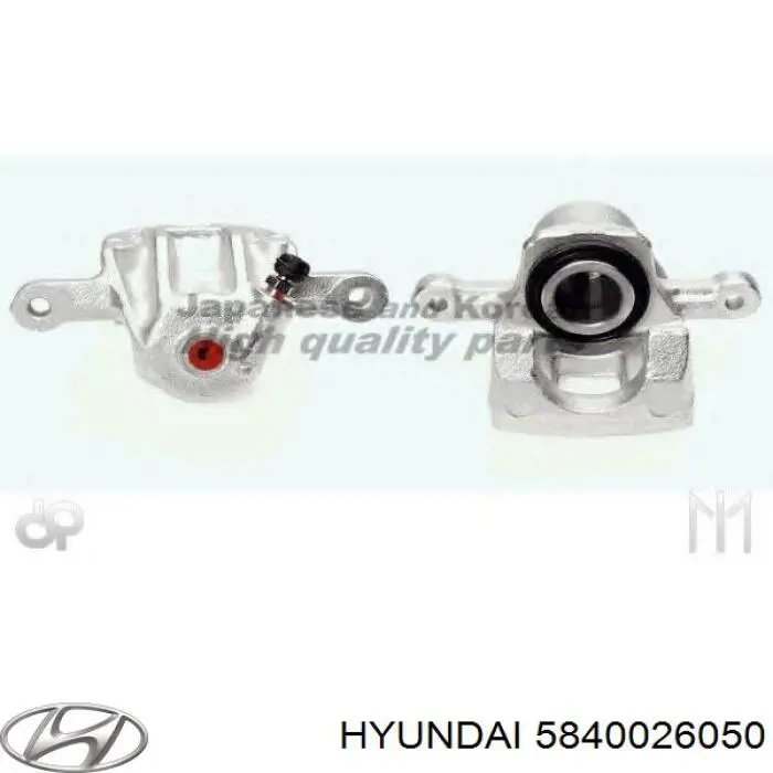 5840026050 Hyundai/Kia pinza de freno trasero derecho