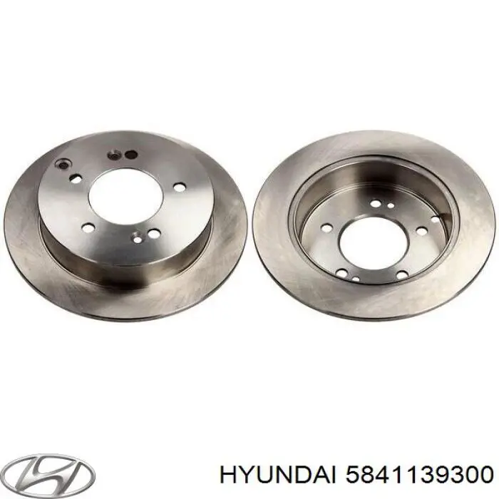 58411-39300 Hyundai/Kia disco de freno trasero