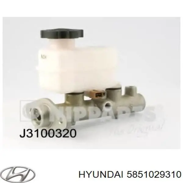 5851029310 Hyundai/Kia cilindro principal de freno