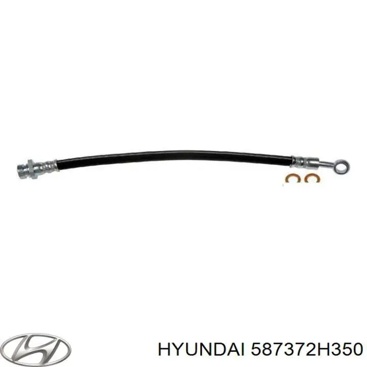 587372H350 Hyundai/Kia tubo flexible de frenos trasero izquierdo