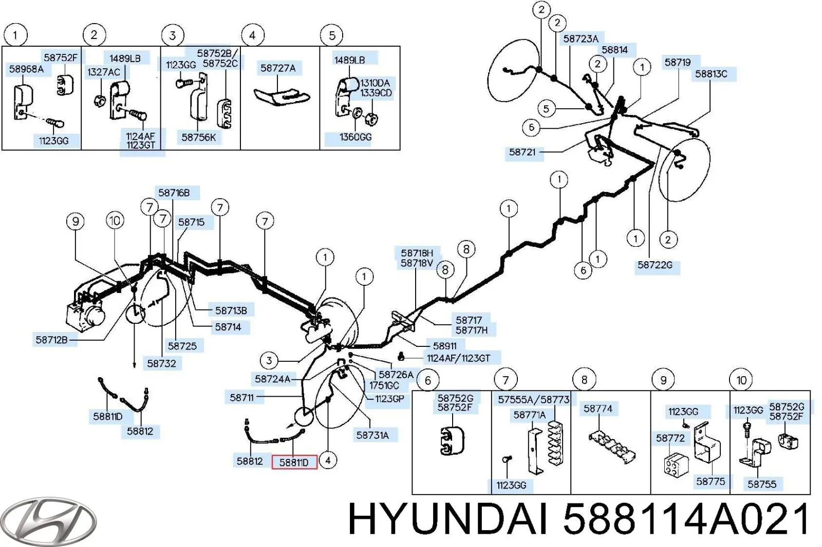 588114A021 Hyundai/Kia 