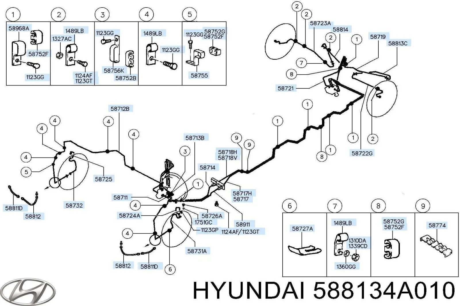 588134A010 Hyundai/Kia 