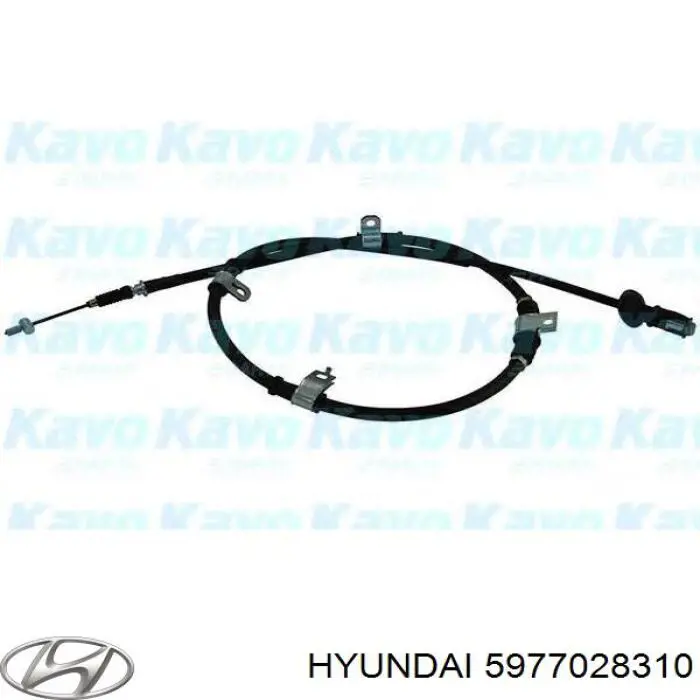 5977028300 Hyundai/Kia cable de freno de mano trasero derecho