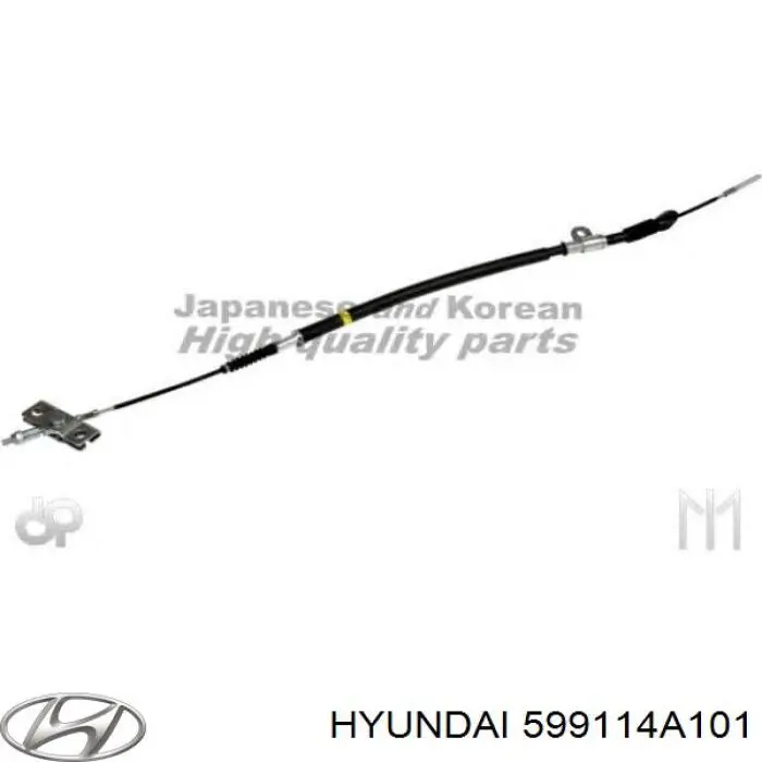 599114A101 Hyundai/Kia cable de freno de mano delantero