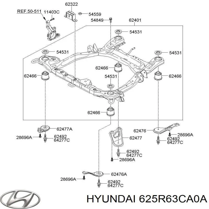 625R63CA0A Hyundai/Kia 