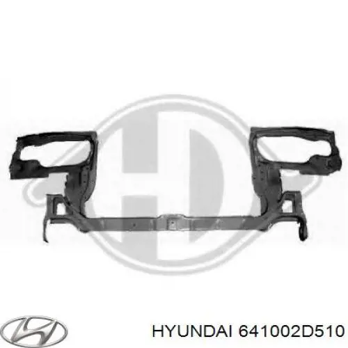  Soporte de radiador inferior (panel de montaje para foco) para Hyundai Elantra 3 