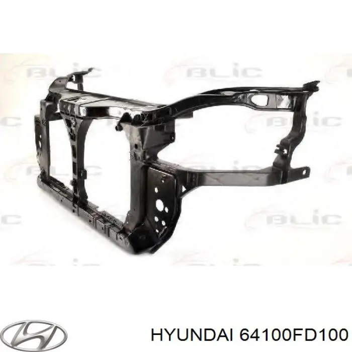  Soporte de radiador completo para KIA Rio 1 