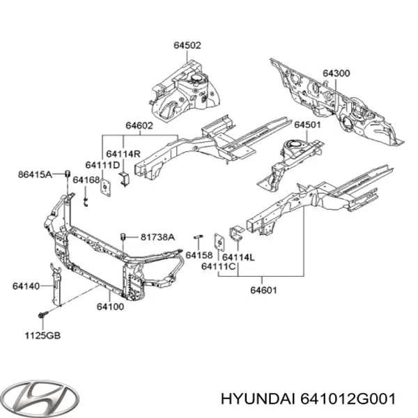 641012G001 Hyundai/Kia 