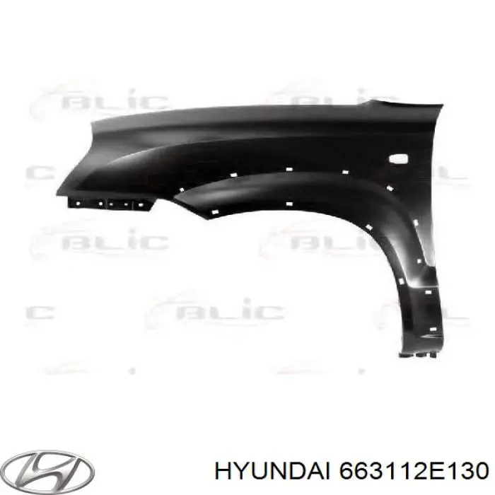  Guardabarros delantero izquierdo para Hyundai Tucson 1 