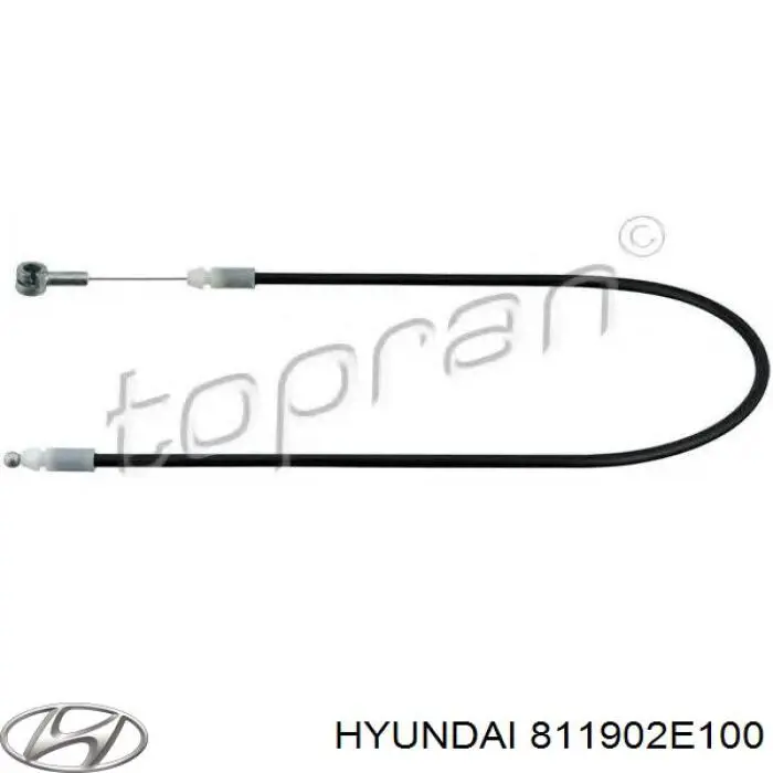  Tirador del cable del capó delantero para Hyundai Tucson 1 