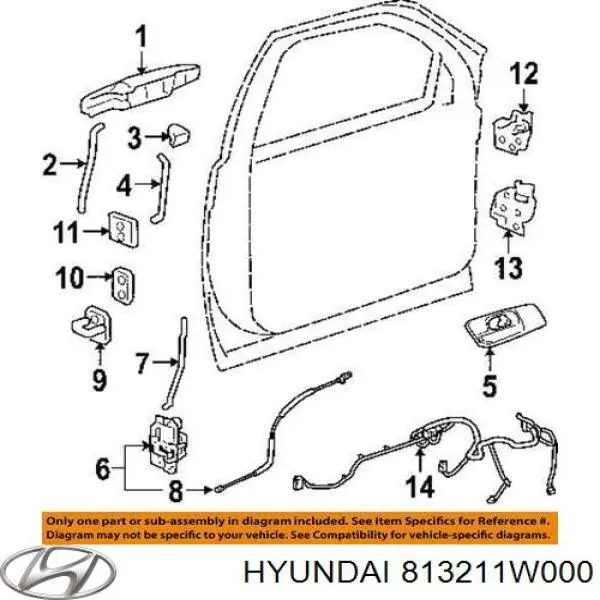 813211W000 Hyundai/Kia 