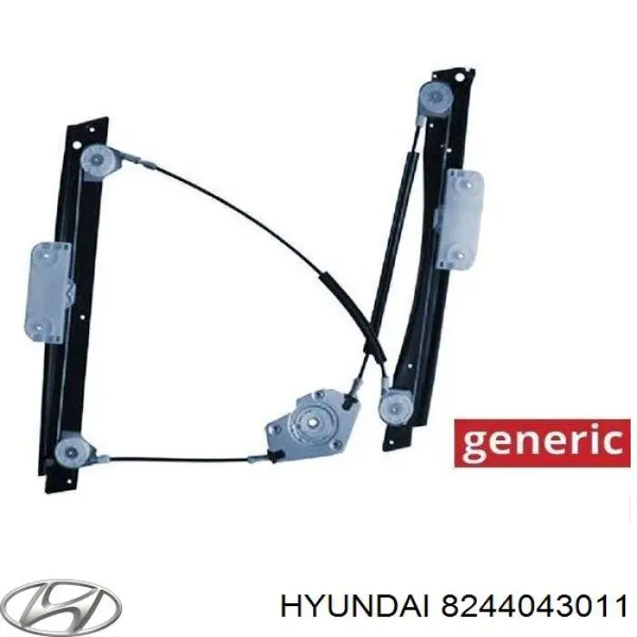  Mecanismo de elevalunas, puerta delantera derecha para Hyundai H100 P