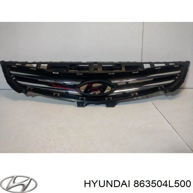 863504L500 Hyundai/Kia panal de radiador