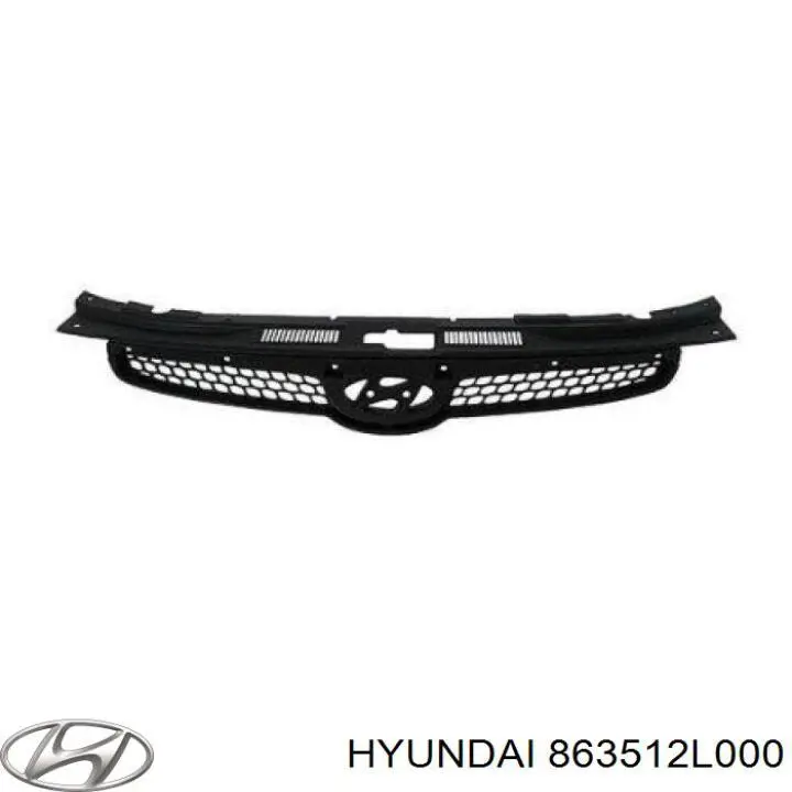 863512L000 Hyundai/Kia panal de radiador