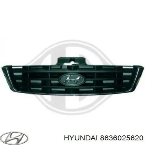 8636025620 Hyundai/Kia panal de radiador