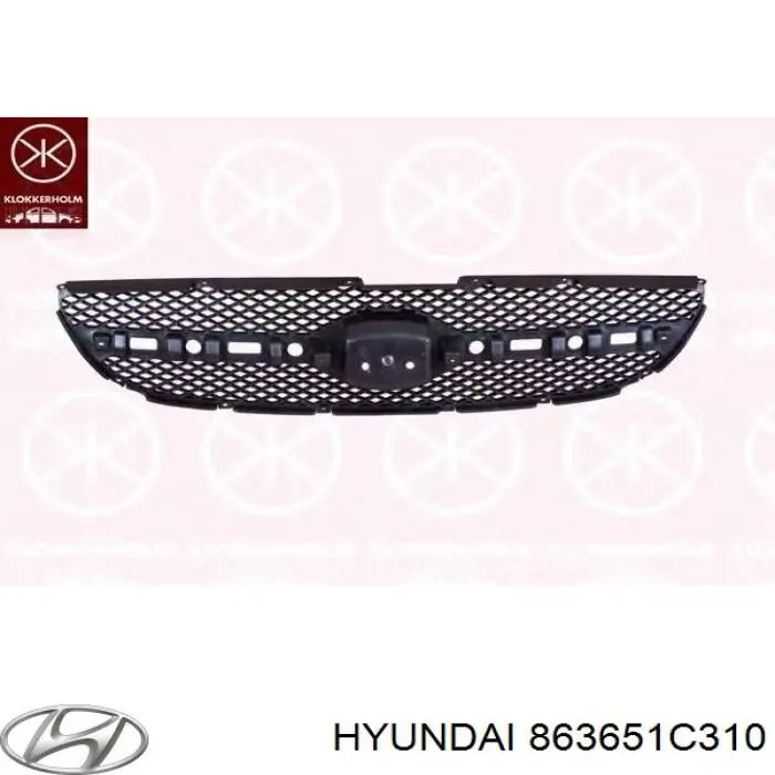  Panal de radiador para Hyundai Getz 