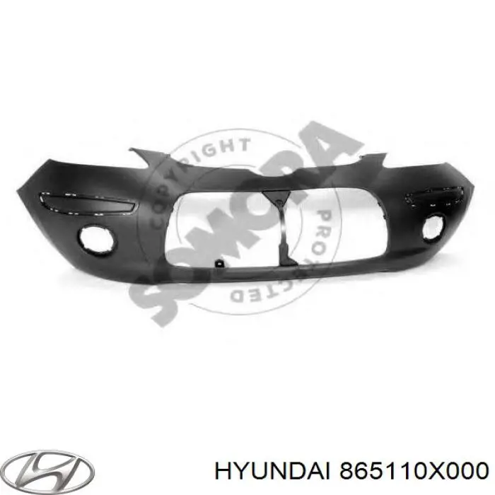 865110X000 Hyundai/Kia parachoques delantero