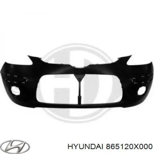 865120X000 Hyundai/Kia parachoques delantero