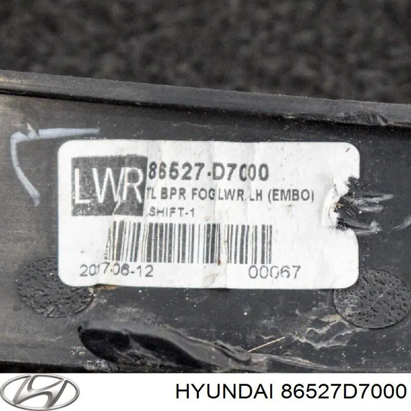  Moldura de parachoques delantero izquierdo para Hyundai Tucson 3 