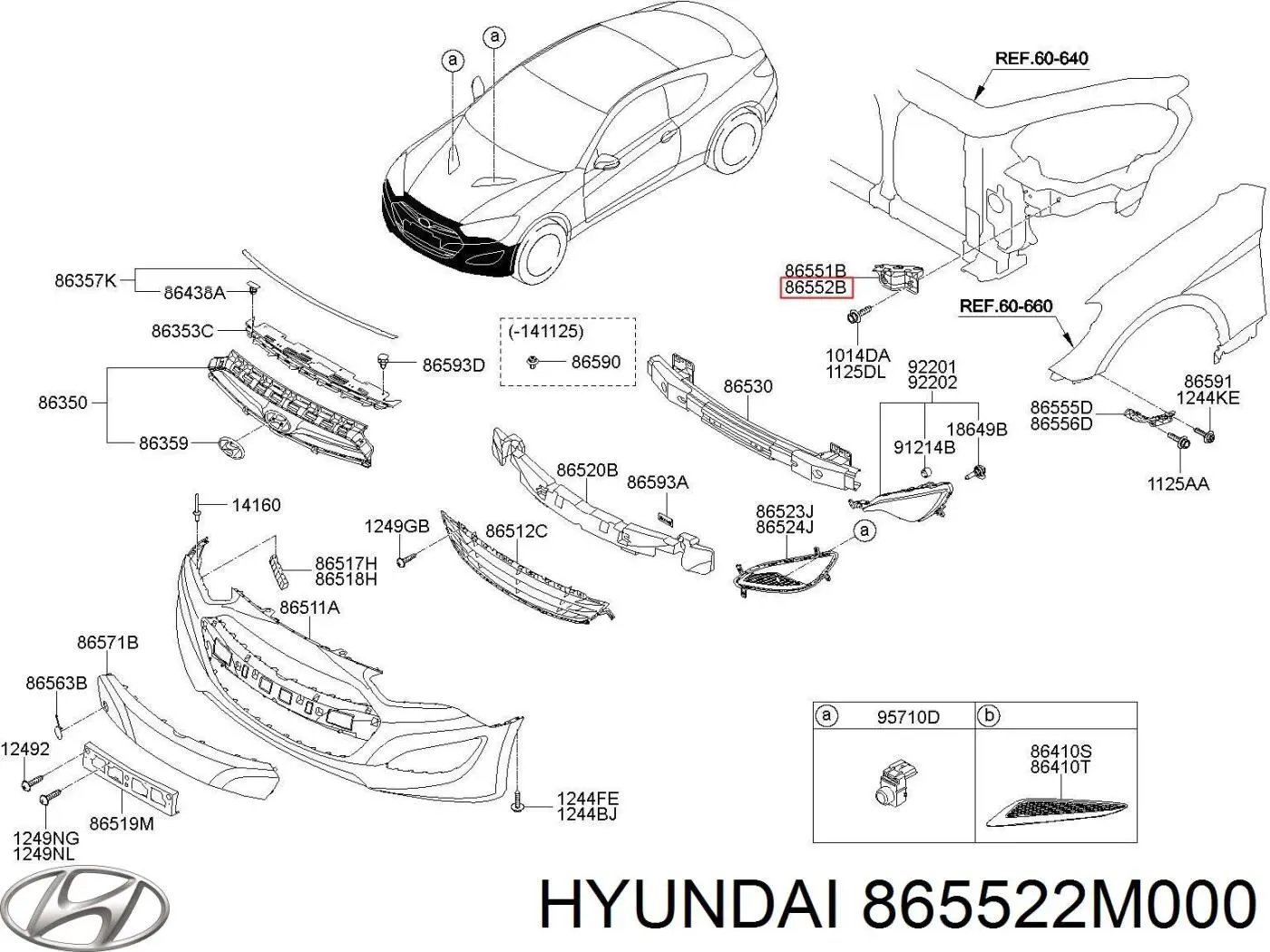 865522M000 Hyundai/Kia 