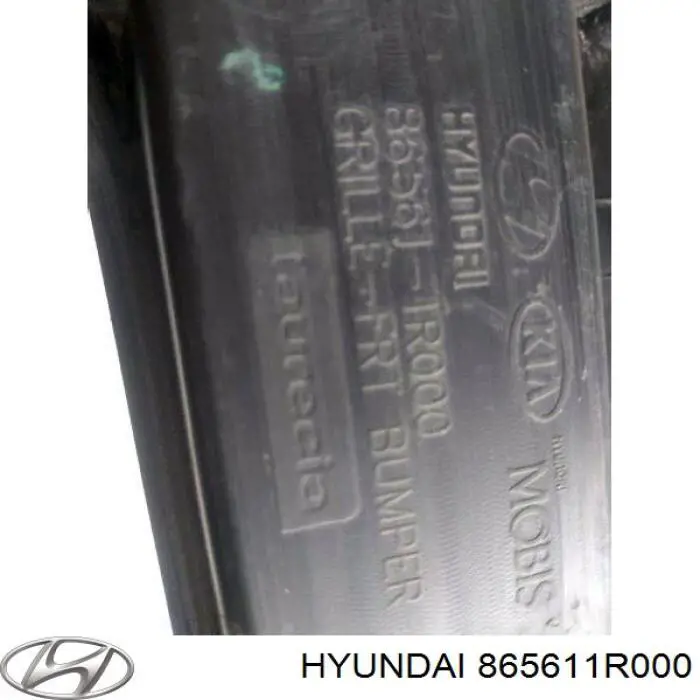  Rejilla de ventilación, parachoques delantero para Hyundai SOLARIS SBR11