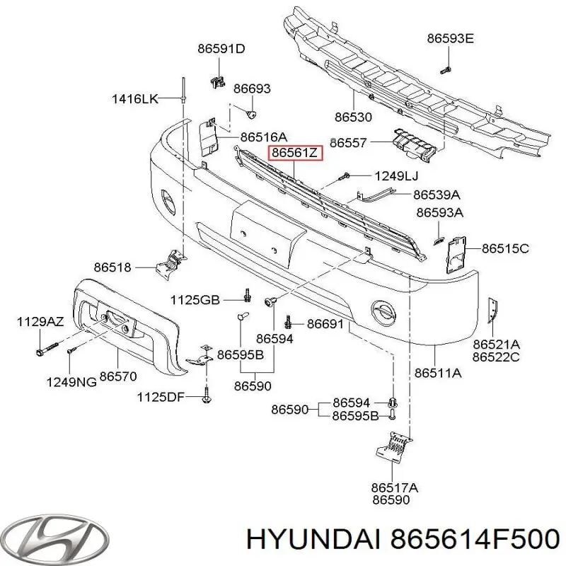 865614F500 Hyundai/Kia 