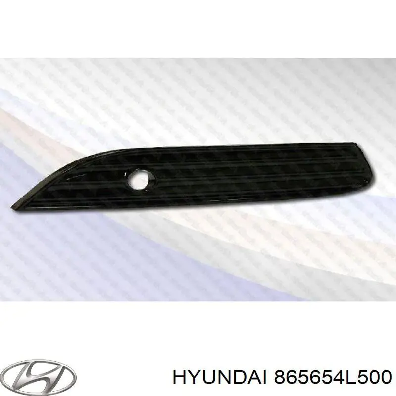  Rejilla de ventilación, parachoques trasero, izquierda para Hyundai SOLARIS SBR11