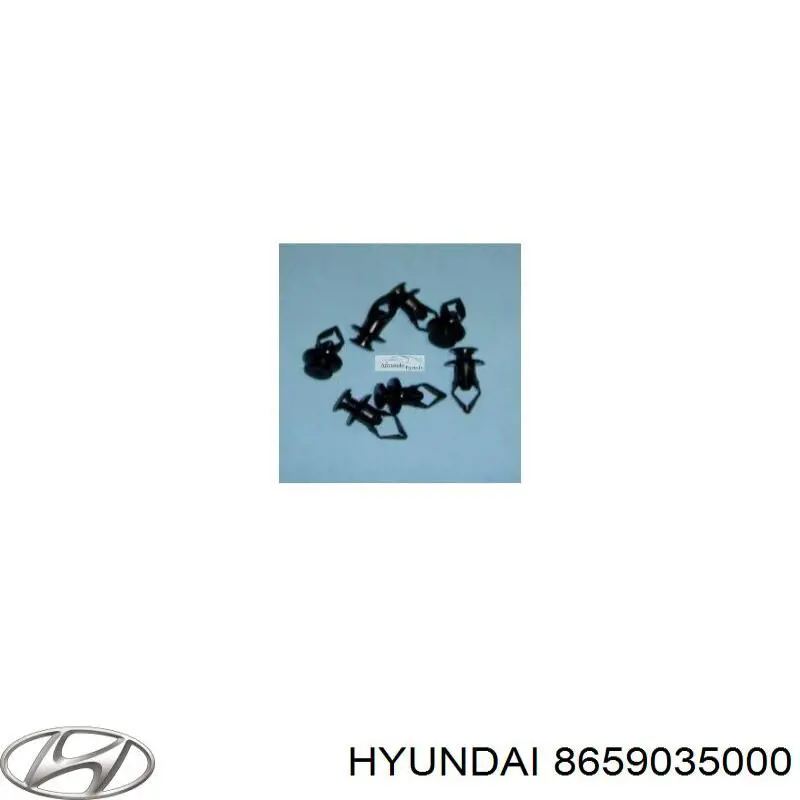  Clips de fijación de parachoques delantero para Hyundai Tucson 1 