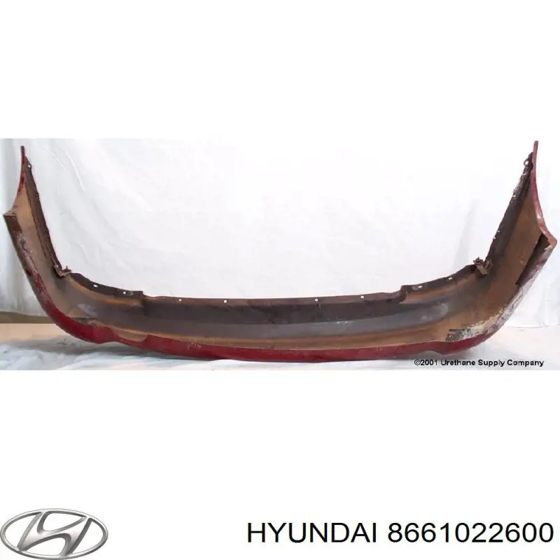  Parachoques trasero para Hyundai Accent 