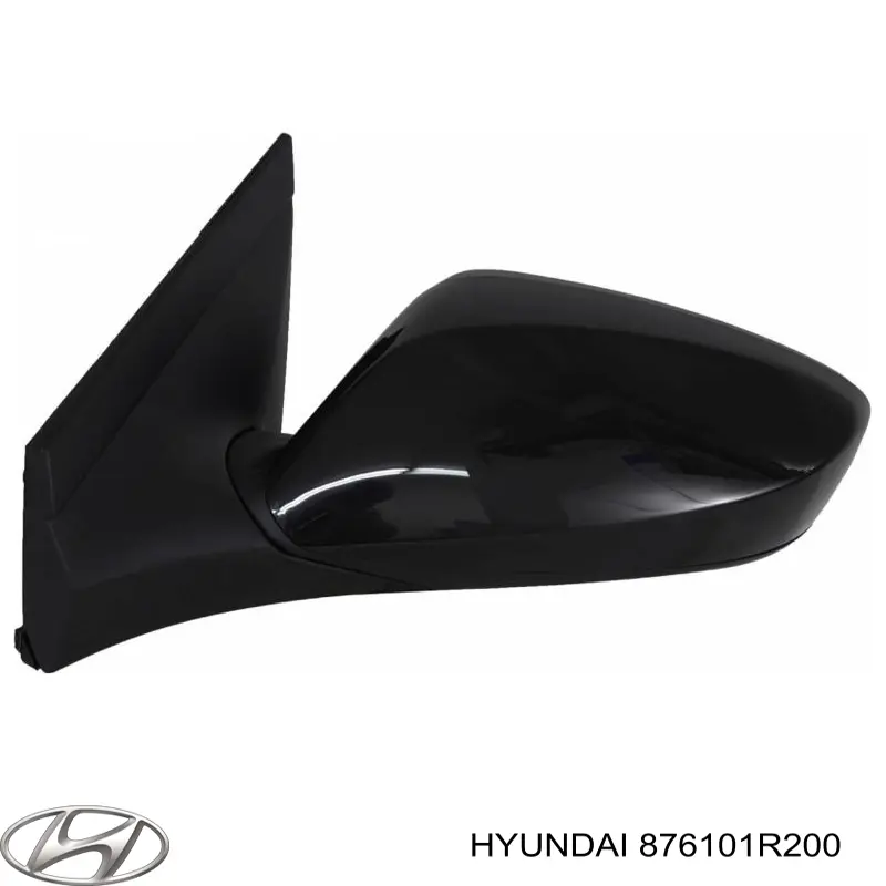 876101R200 Hyundai/Kia espejo retrovisor izquierdo