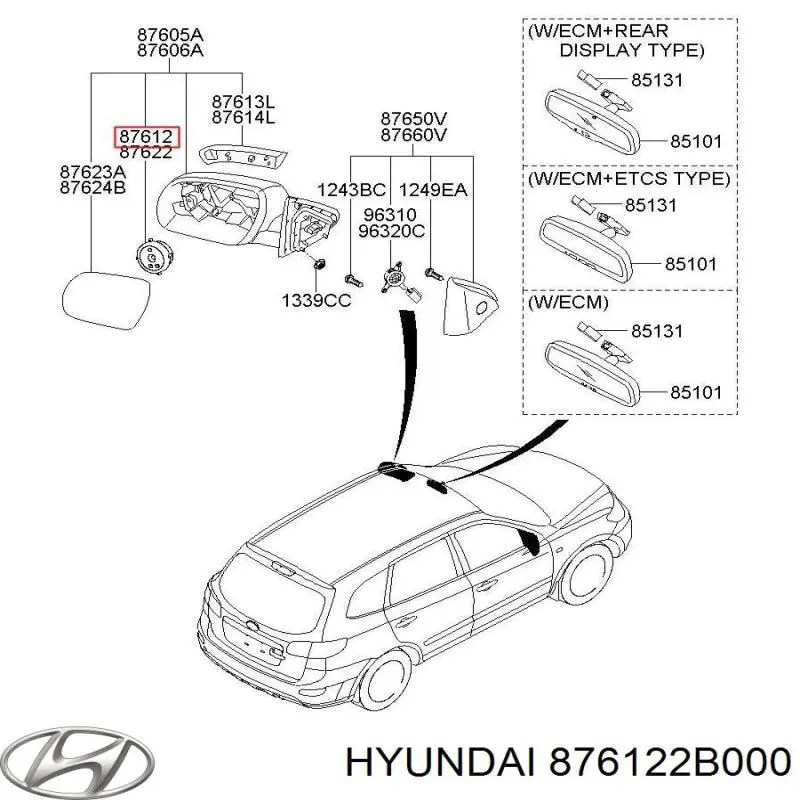 876122B000 Hyundai/Kia 