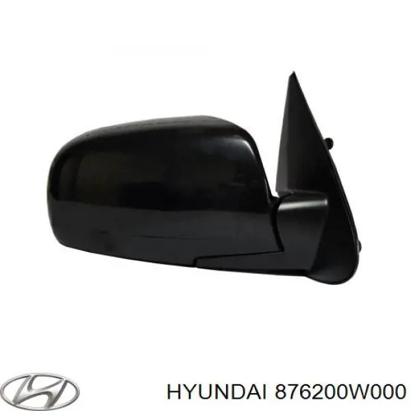  Espejo retrovisor derecho para Hyundai Santa Fe 2 