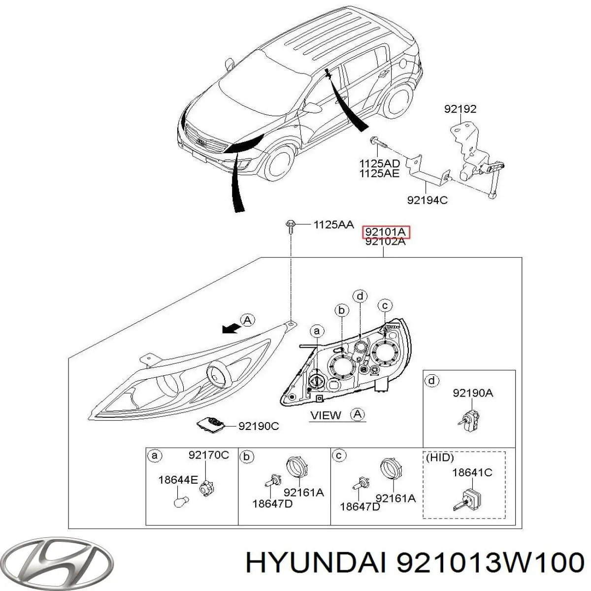 921013W100 Hyundai/Kia 