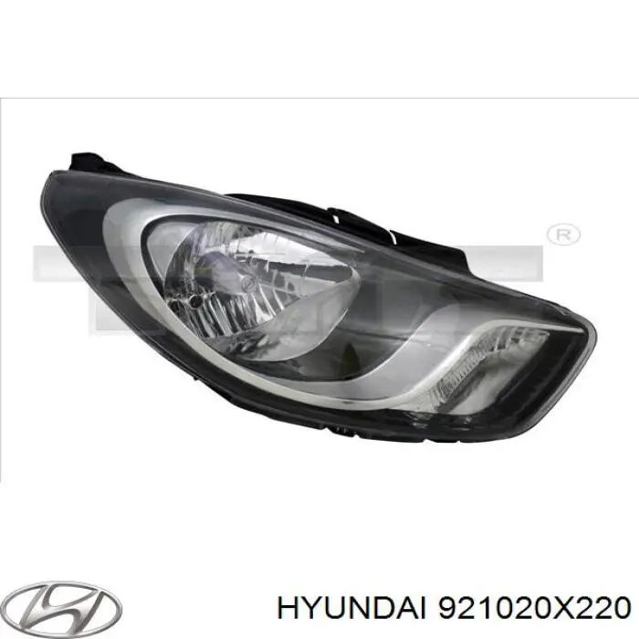 921020X220 Hyundai/Kia faro derecho