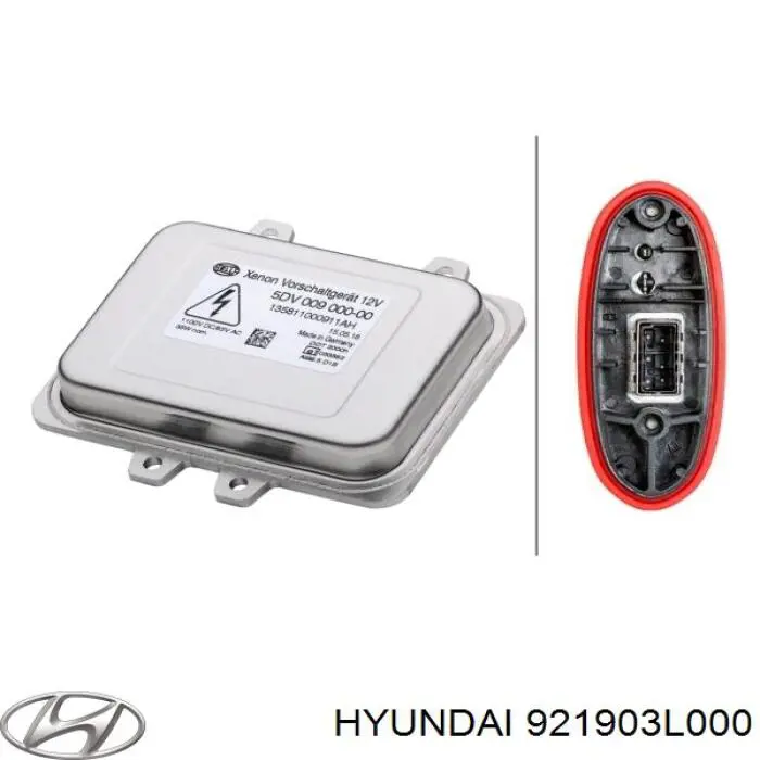  Xenon, unidad control para Hyundai Grandeur TG