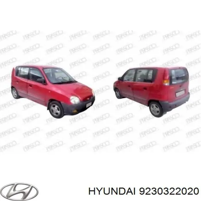  Luz intermitente guardabarros para Hyundai H-1 STAREX A1