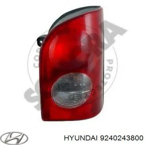 4061880E Hyundai/Kia piloto posterior derecho