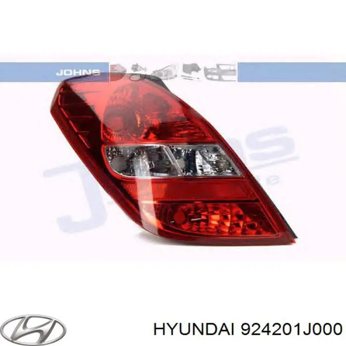 924201J000 Hyundai/Kia piloto posterior derecho