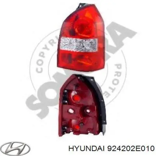 924202E010 Hyundai/Kia piloto posterior derecho