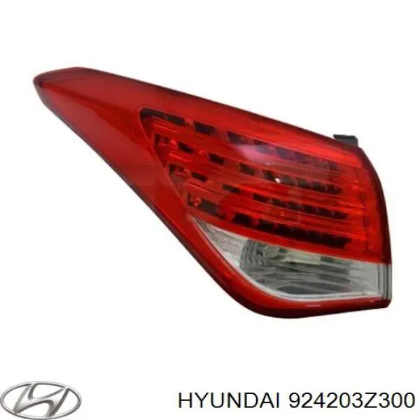 924203Z300 Hyundai/Kia piloto posterior exterior derecho