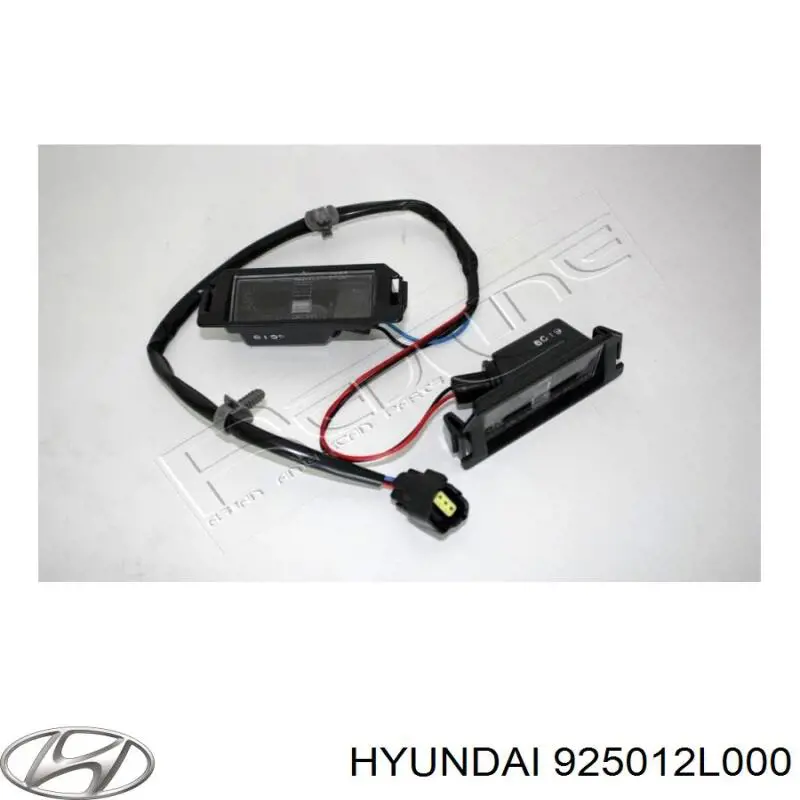  Piloto de matrícula para Hyundai I30 FD