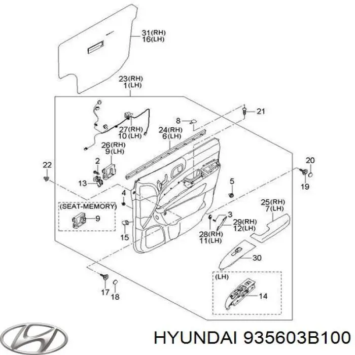  Sensor, Interruptor de contacto eléctrico para KIA Cerato 