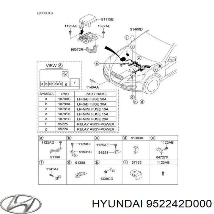  Relé, faro para KIA Soul 1 