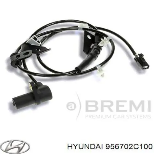 956702C100 Hyundai/Kia sensor abs delantero derecho