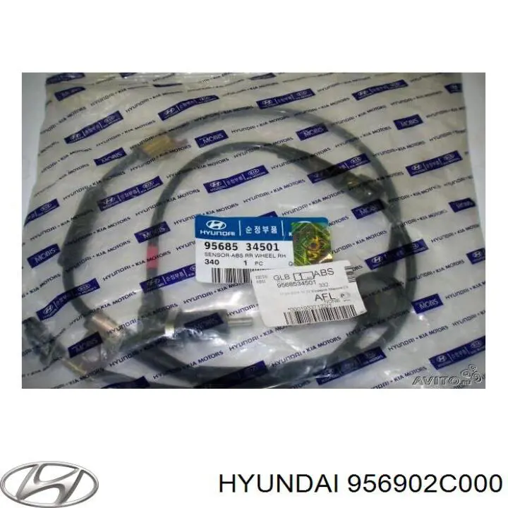  Sensor ABS trasero izquierdo para Hyundai Coupe 2 