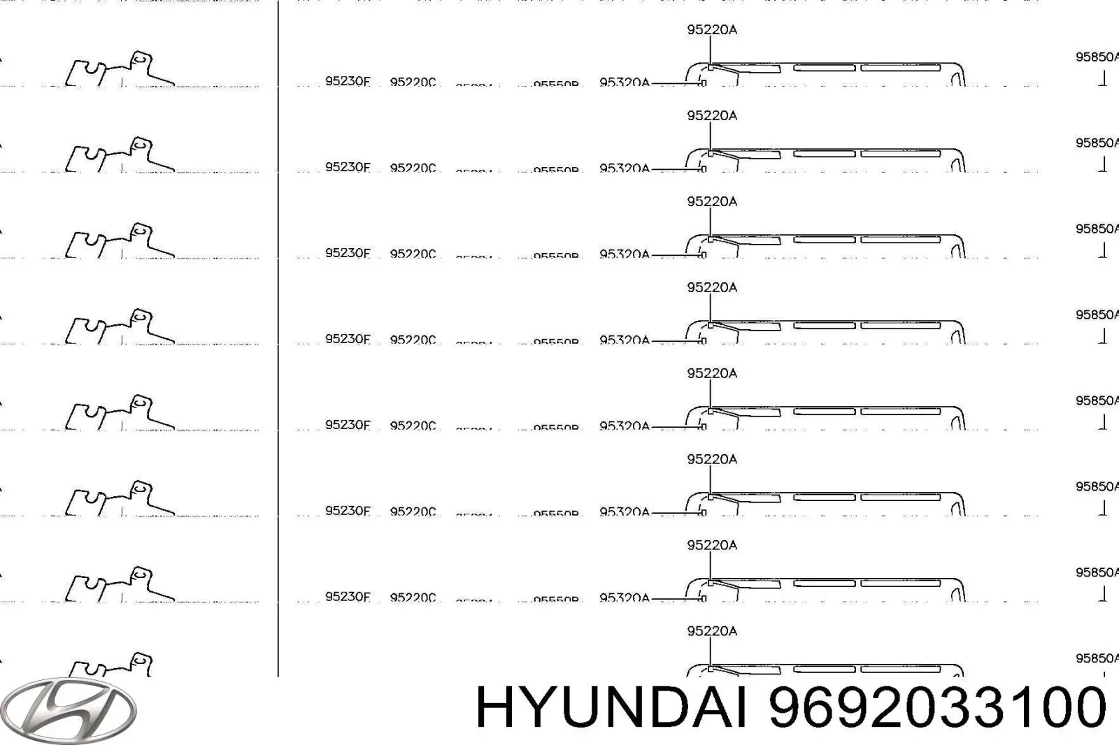 9692033100 Hyundai/Kia 