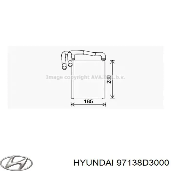  Radiador de calefacción para KIA Sportage 4 