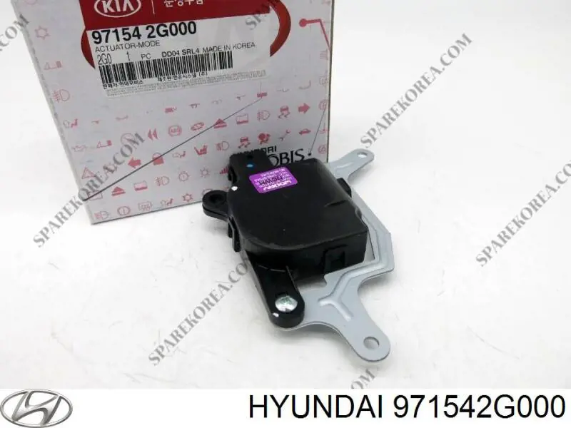 971542G000 Hyundai/Kia elemento de reglaje valvula mezcladora actuador de compuerta