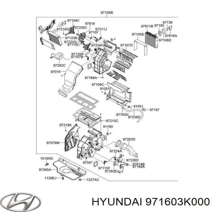  Elemento De Reglaje Valvula Mezcladora Actuador de Compuerta para Hyundai Santa Fe 2 