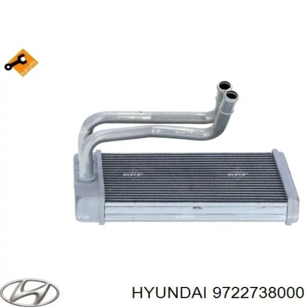 9722738000 Hyundai/Kia radiador de calefacción